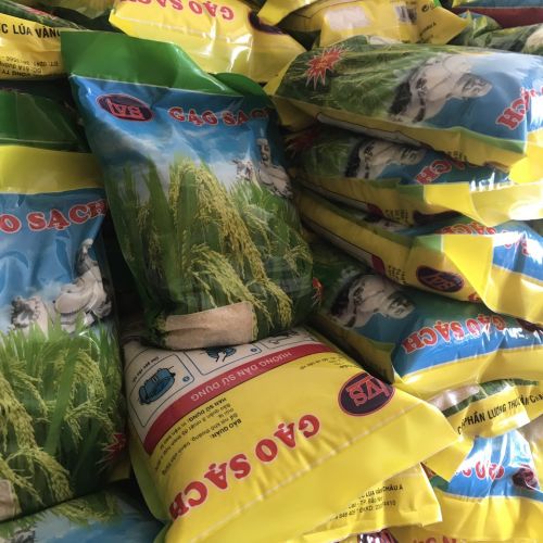 Gạo lài bao màu đỏ 5kg